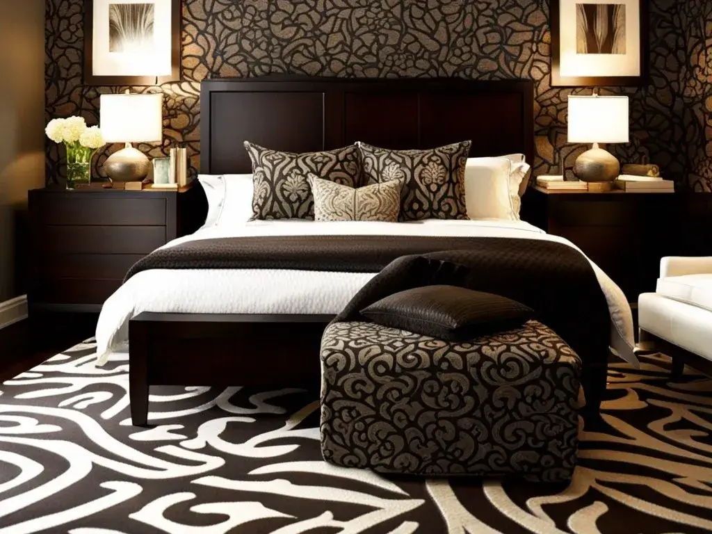 bedroom ideas with dark wood furniture