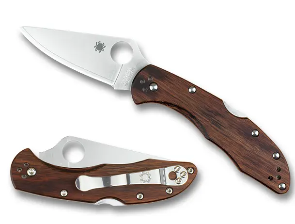 knive with Mahogany Pakkawood handle