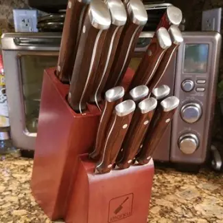 knife sets with pakkawood handle