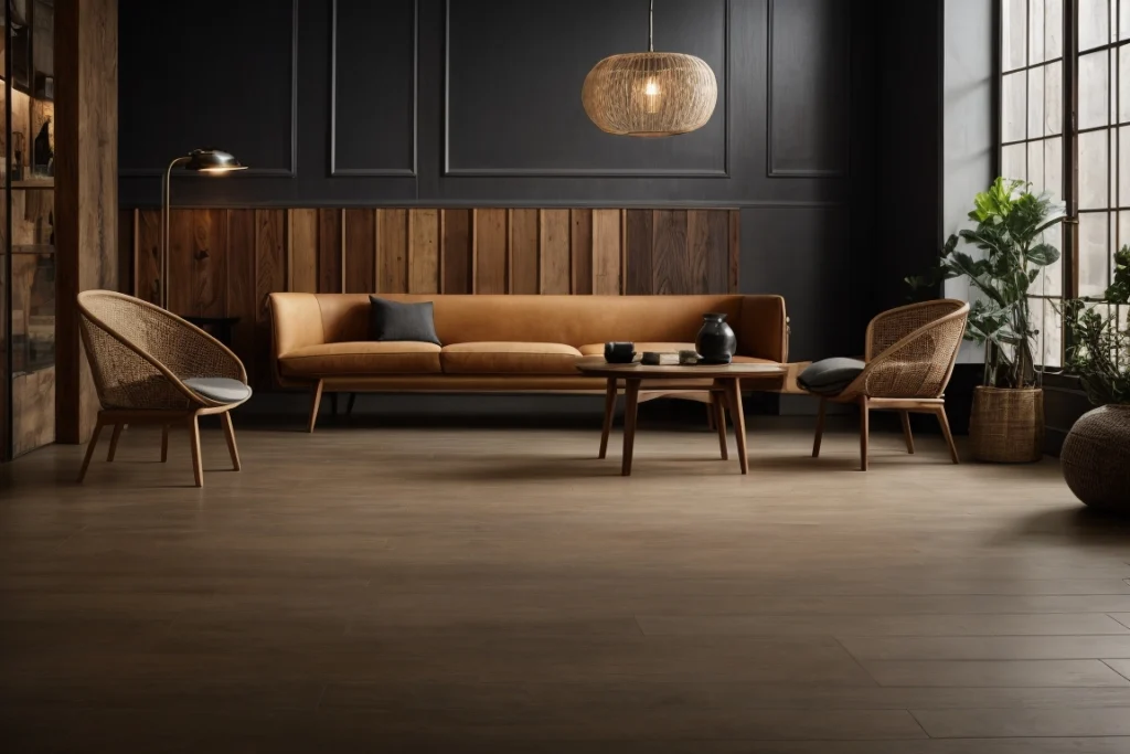 The Impact of Texture in Light Wood Furniture on Dark Wood Floors 