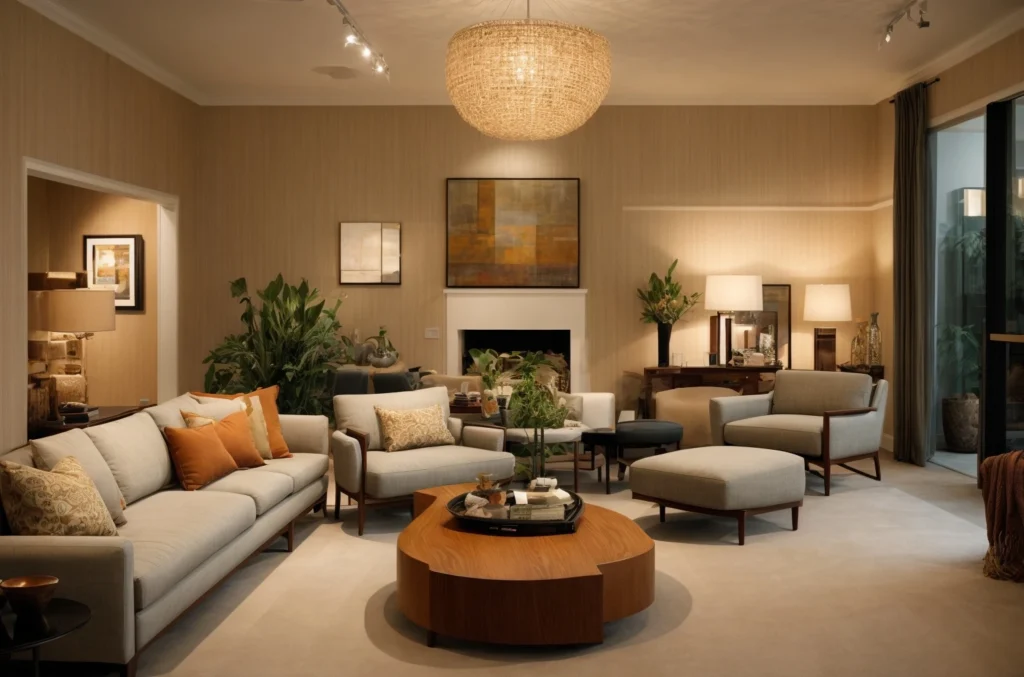 Arrange Furniture in Living Rooms with flexible zones