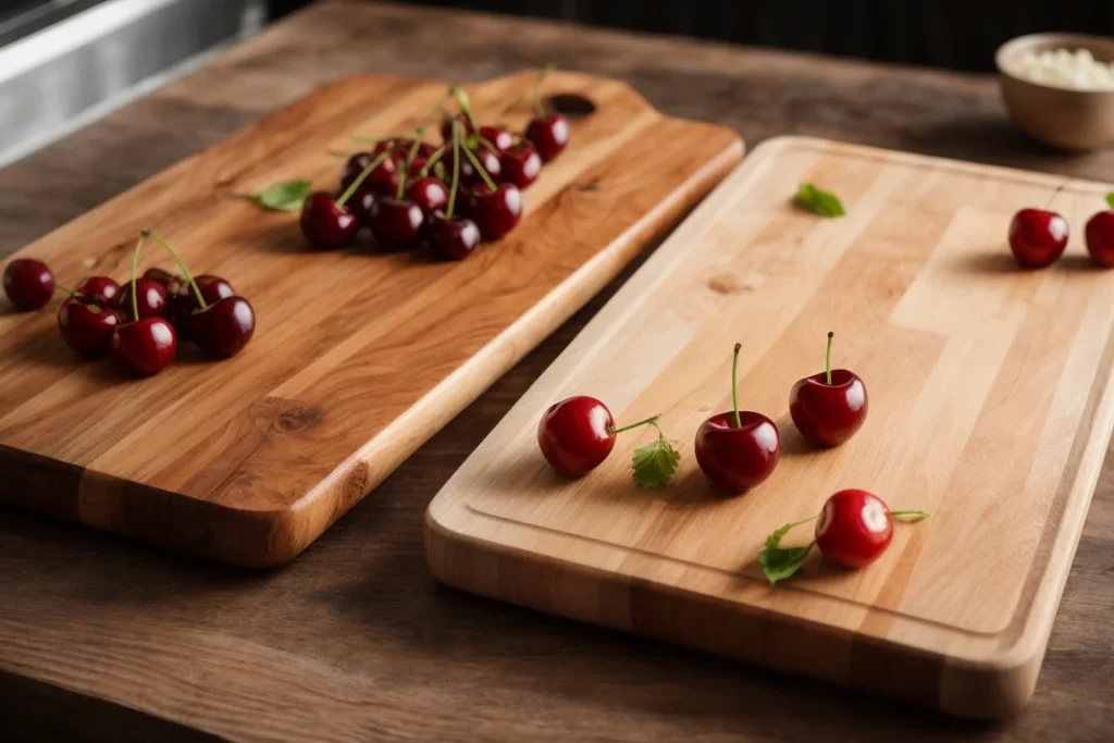 Cherry vs Maple Cutting Board