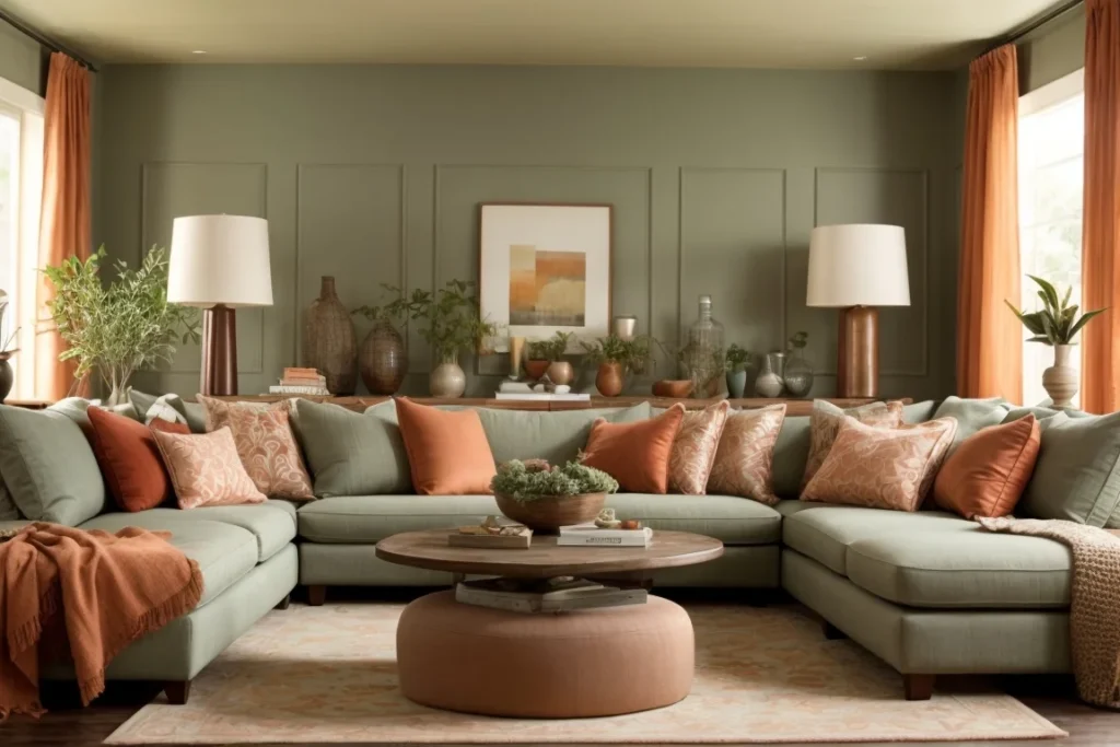 Color Psychology to decorate large living room