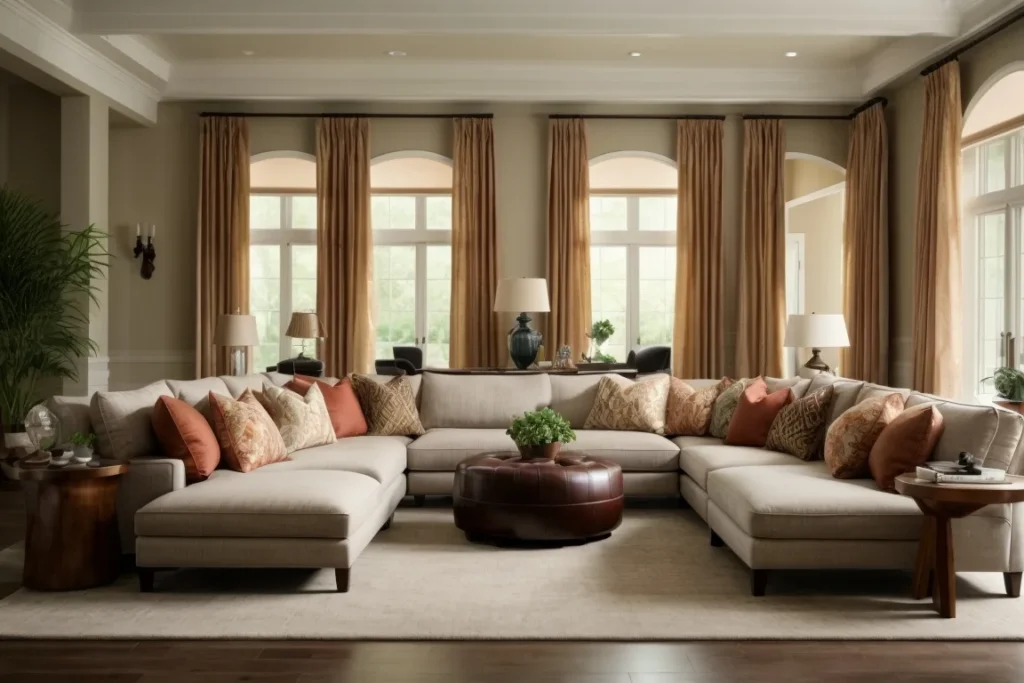 Layer in Accent Seating in Living Room with Two Couches
