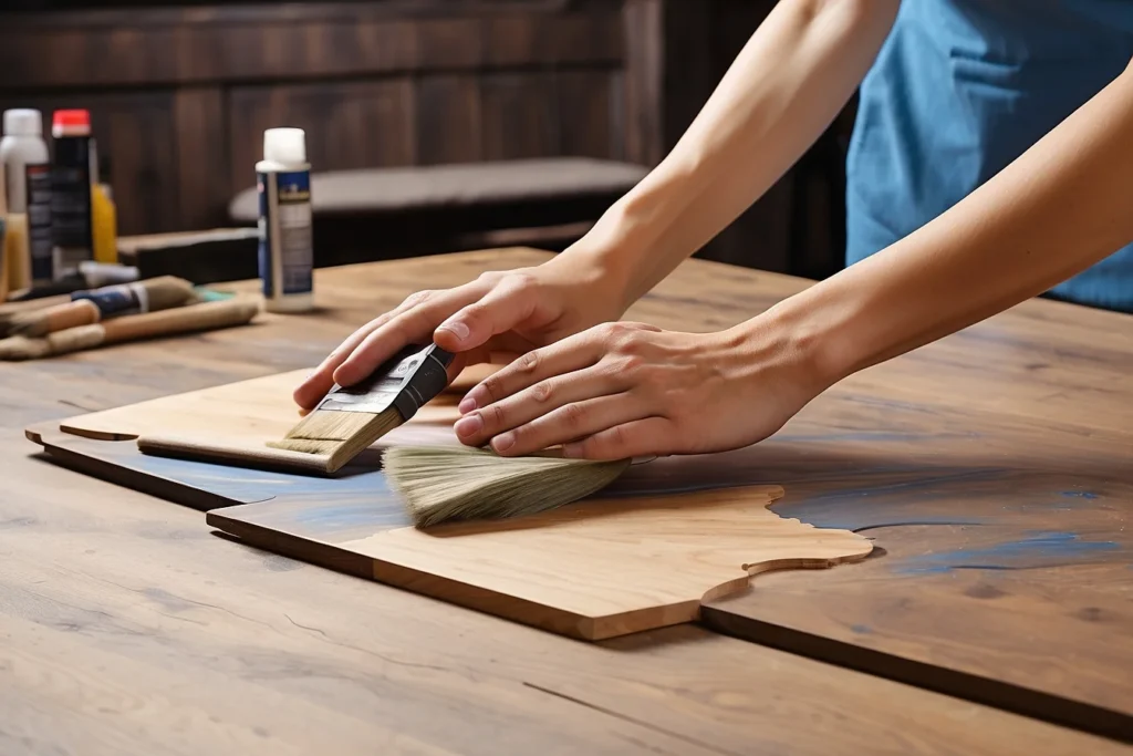 Paint Over Stained Wood Without Sanding