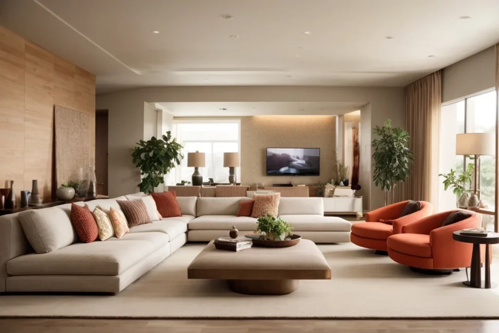 Spatial Planning when decorate large living room