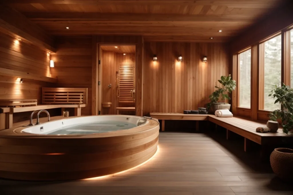 using cedar wood for sauna