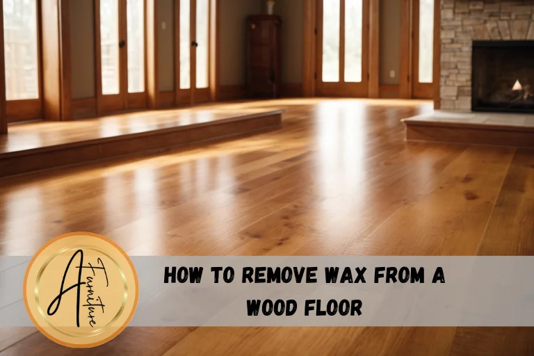 how to remove wax from a wood floor