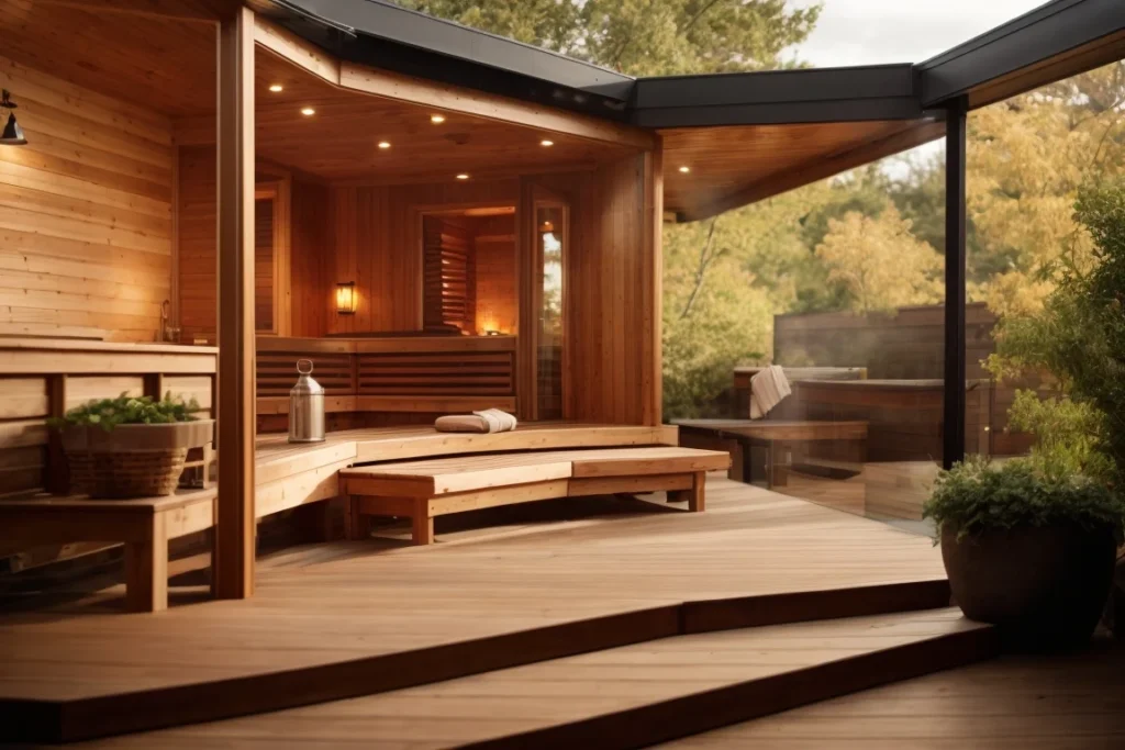 cedar wood for outdoor sauna
