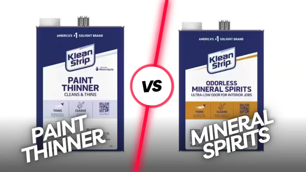 Is Paint Thinner the Same as Mineral Spirits