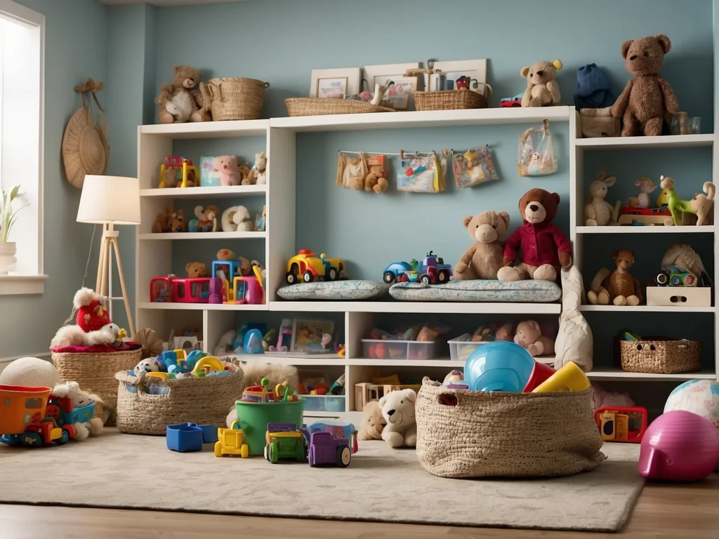 Storage for Toys in Living Room