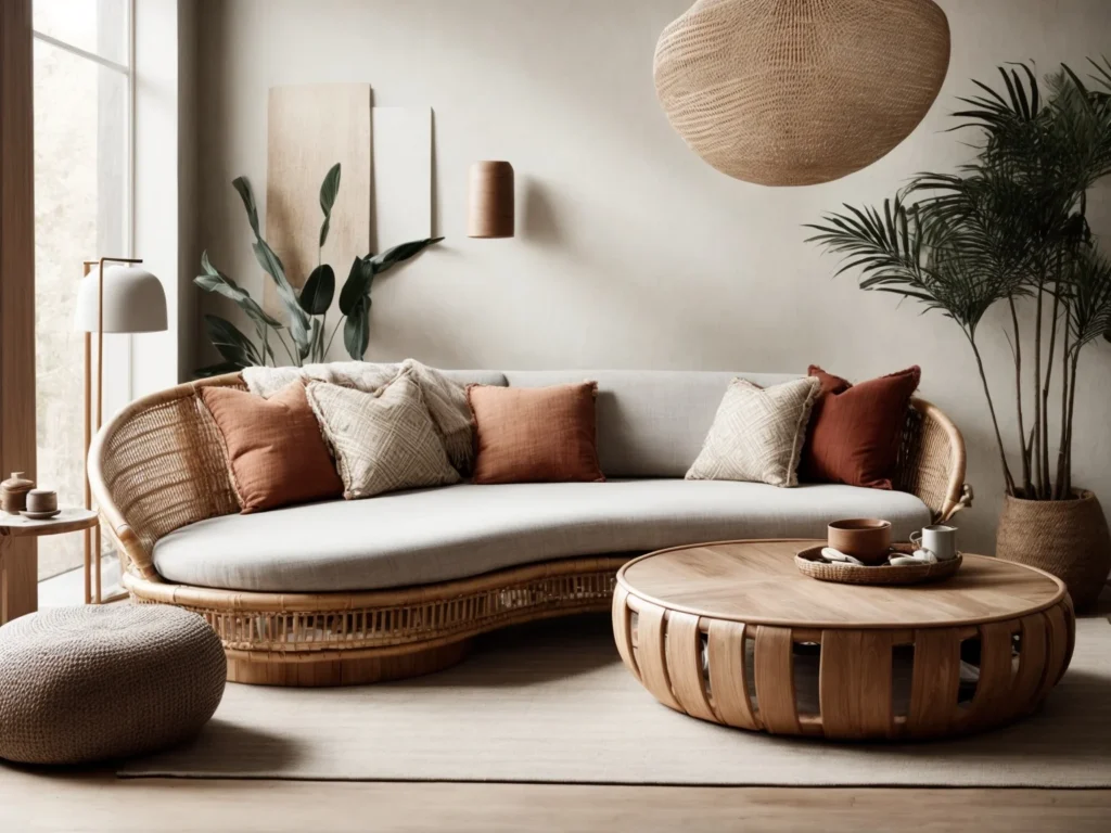 boho Scandinavian Wood Furniture