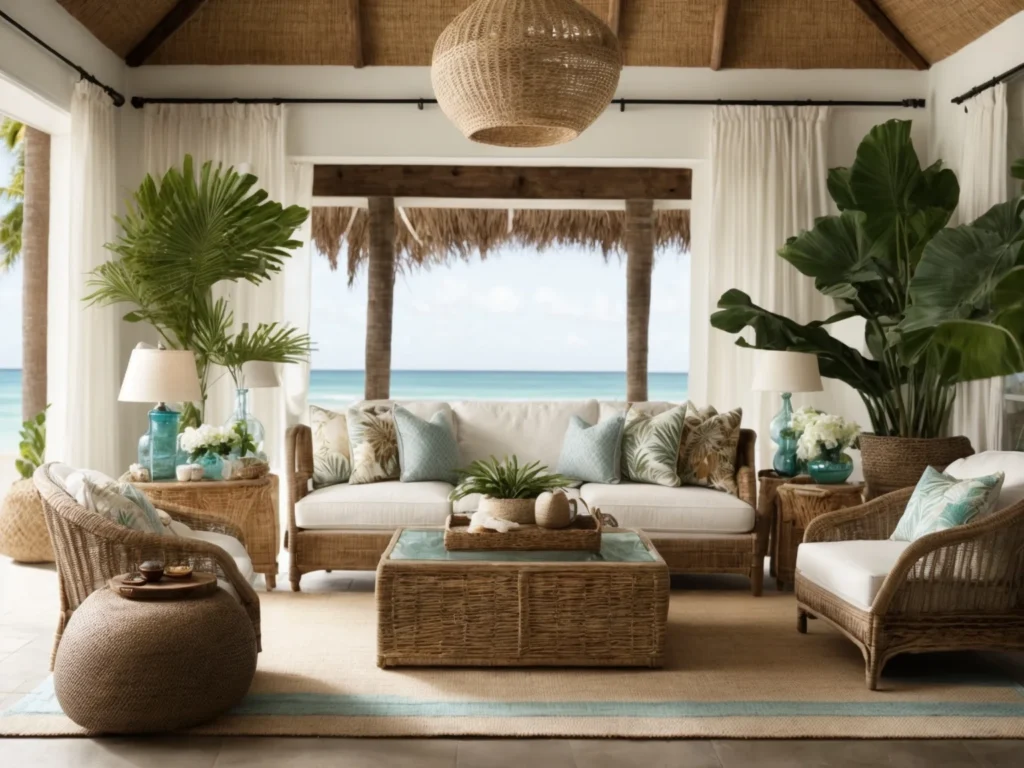 Coastal Tropical Living Rooms