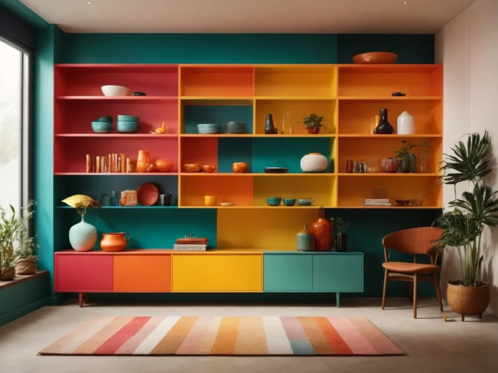 Colored Shelves