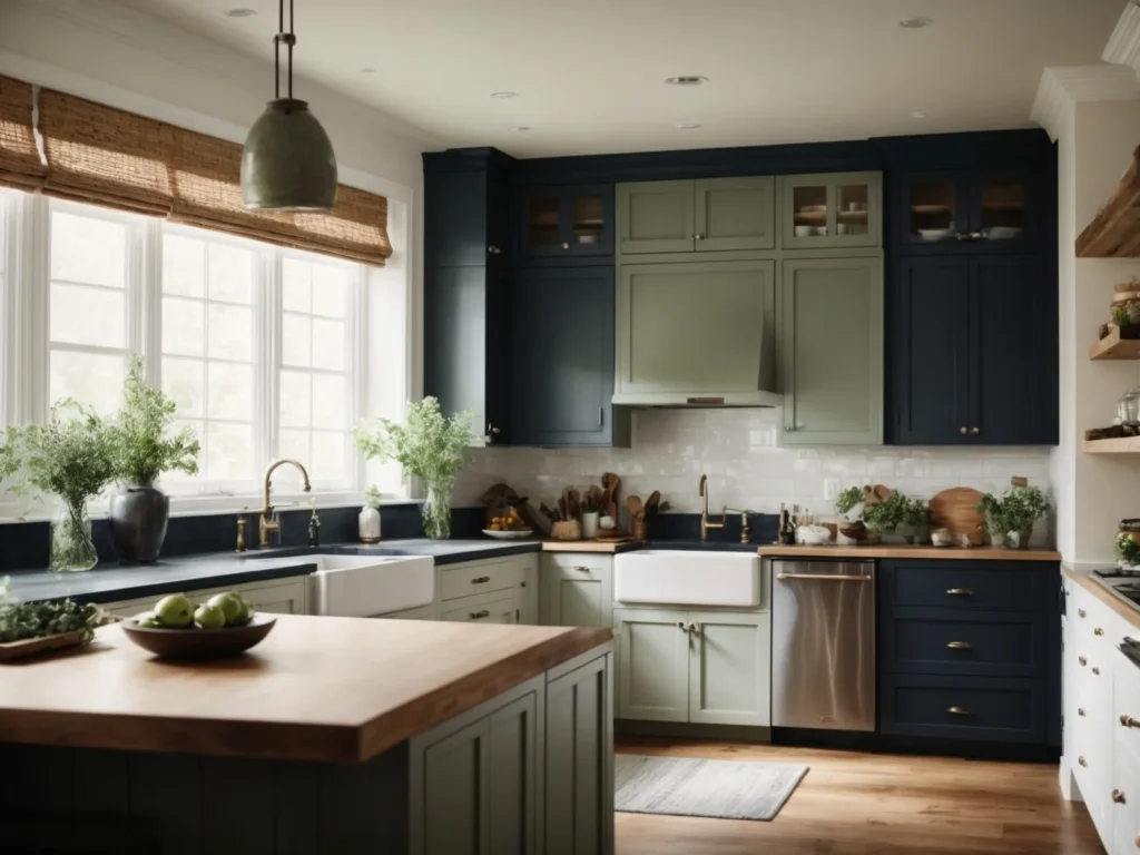 Two-Tone Kitchen Cabinets