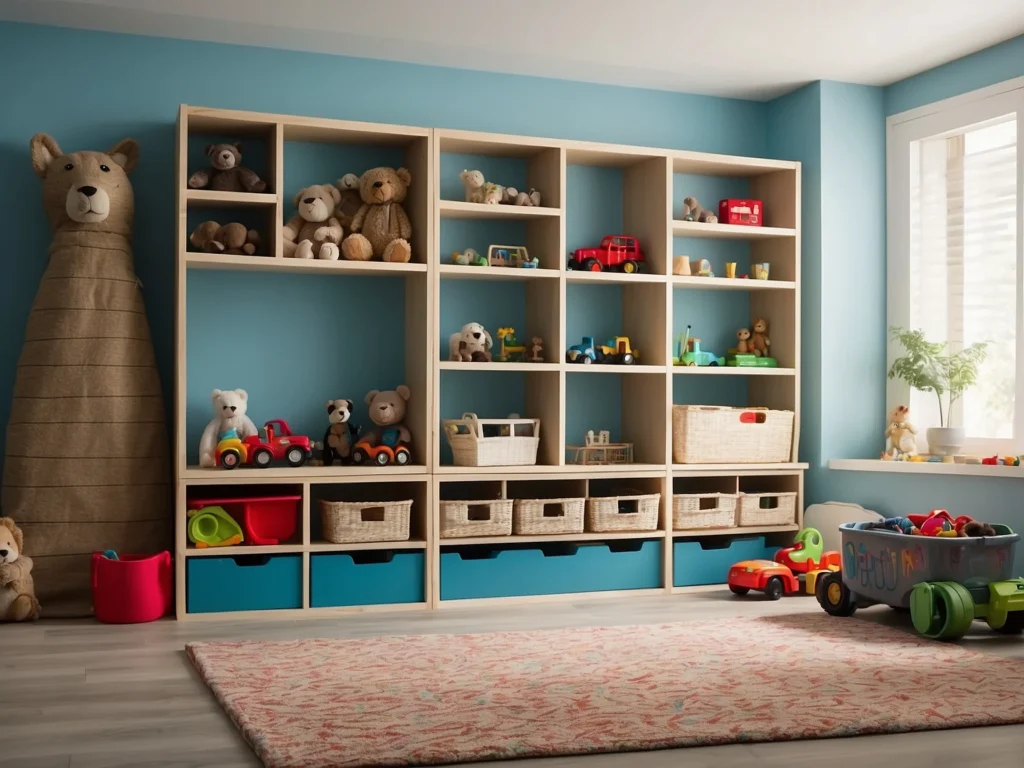 Storage for Toys in Living Room