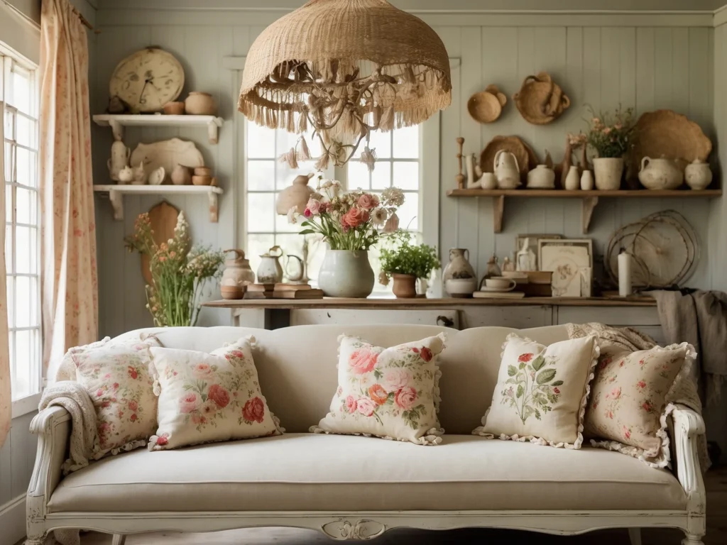 Embodying Cottagecore Style  to create Cute Living Room ideas