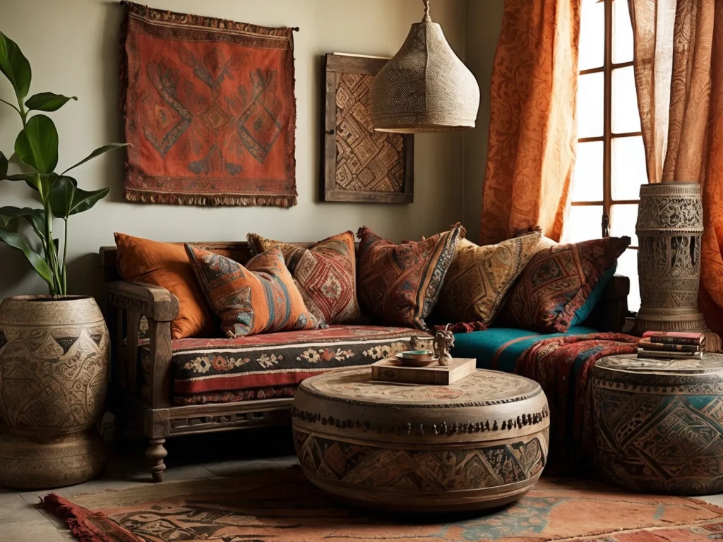Embracing Bohemian Style to create Cute Living Room ideas