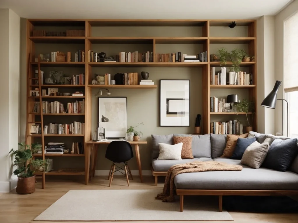 Get Creative with Bookcases as shelving