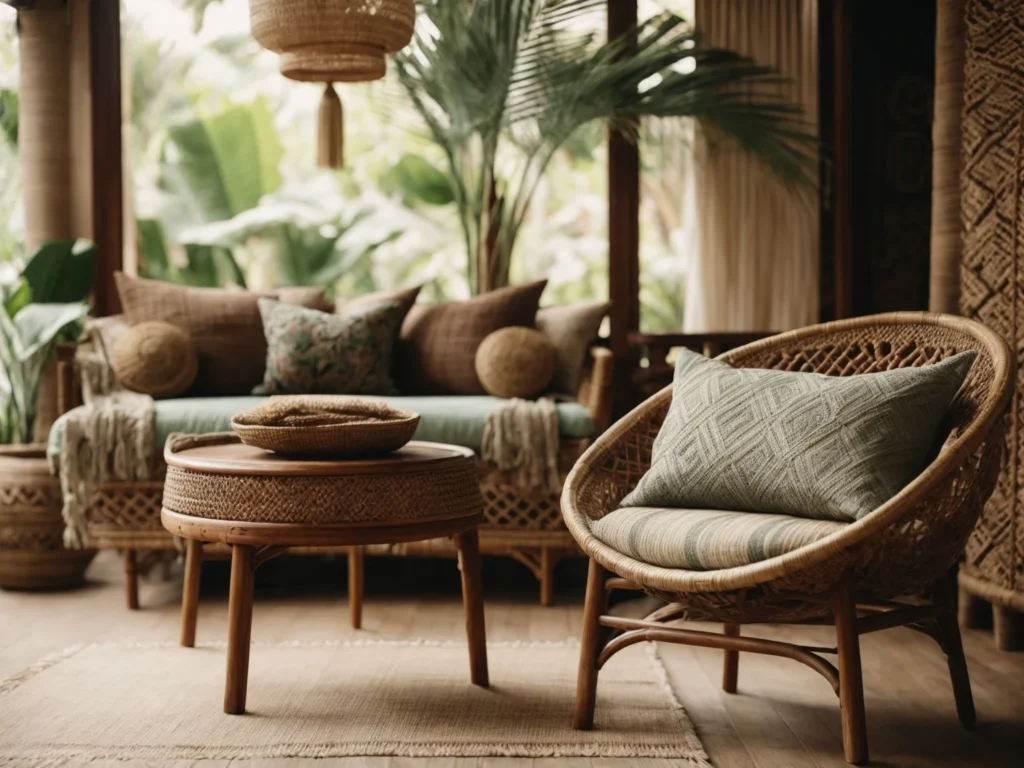 How to Mix in Tropical Style Furniture