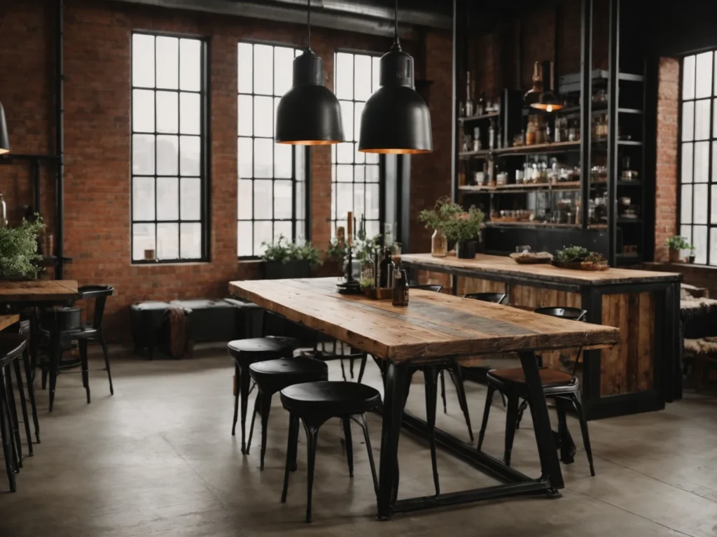 industrial Rustic Wood Tables