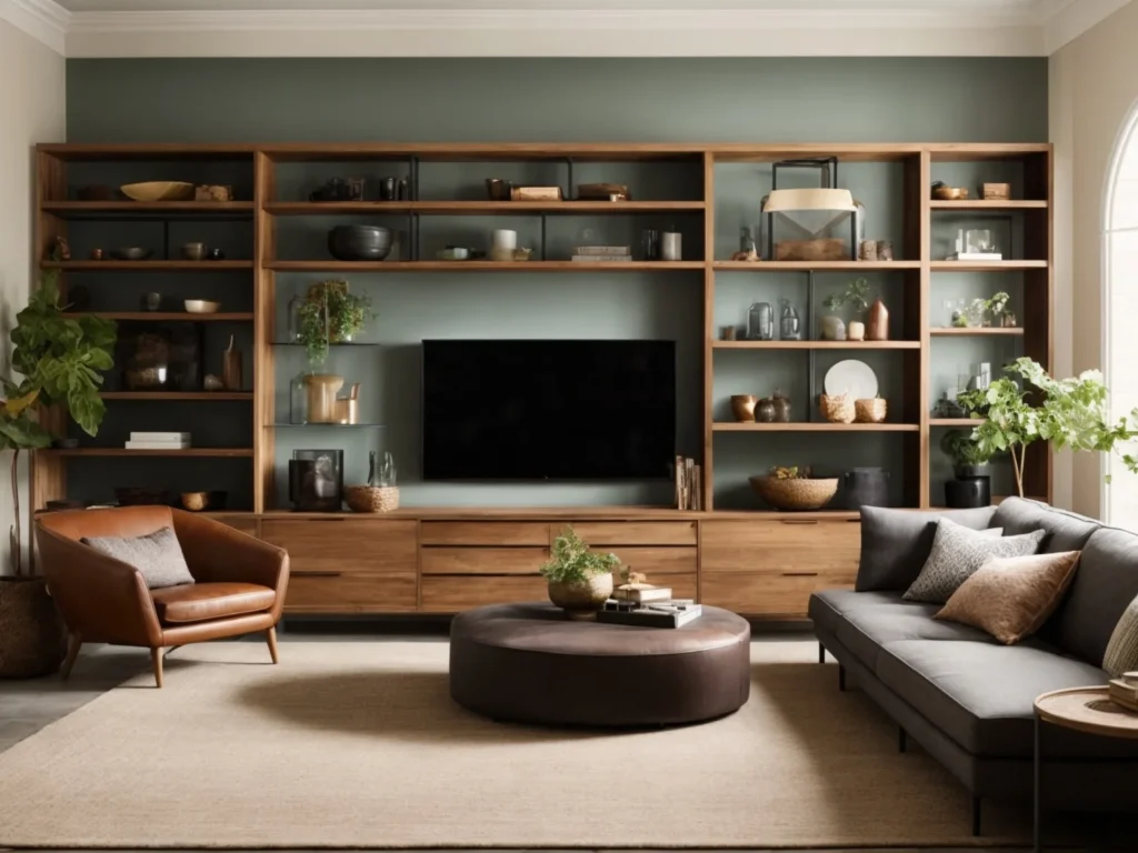 Living Room Shelving Ideas