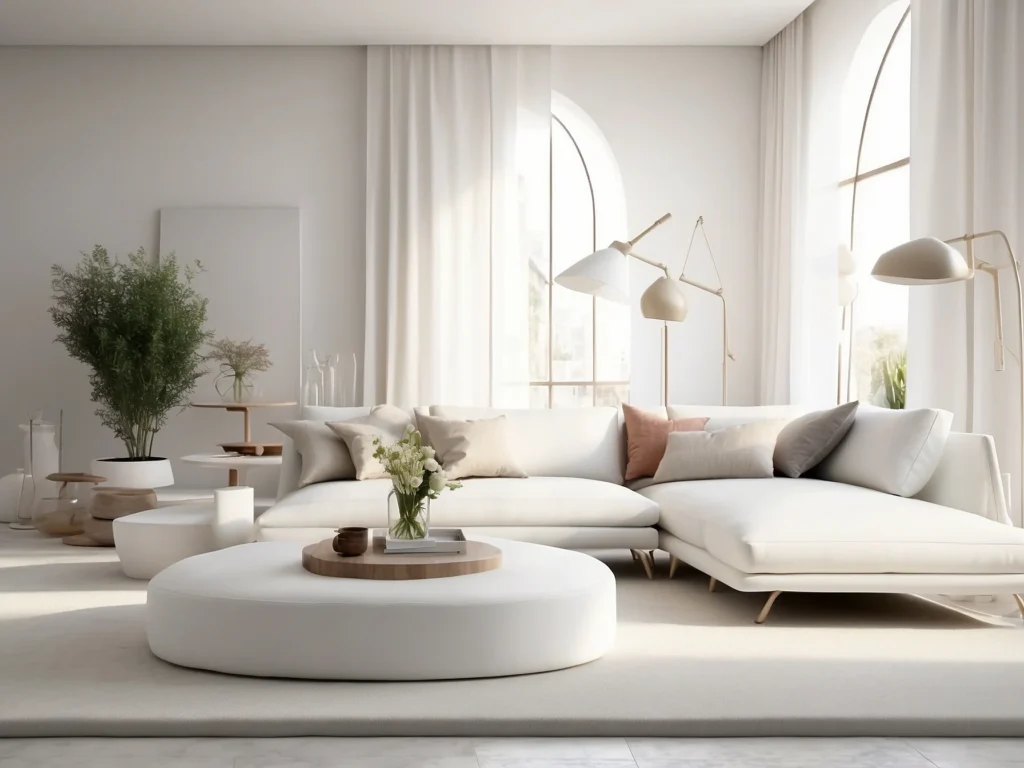 White Living Rooms