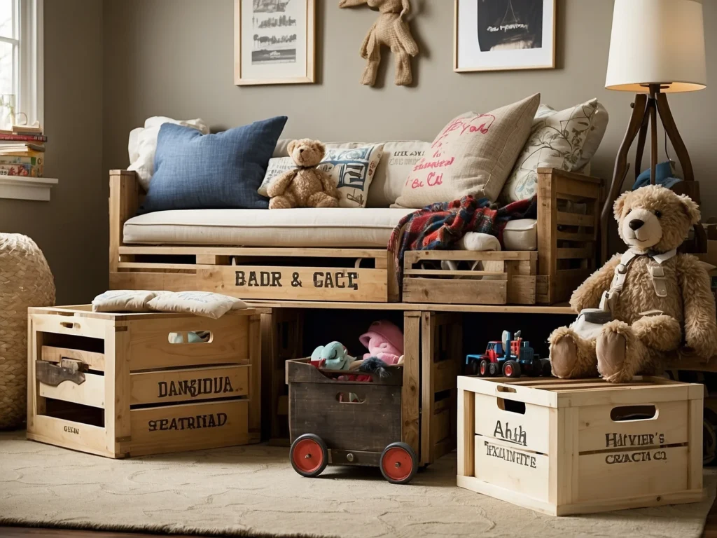 Storage for Toys in Living Room