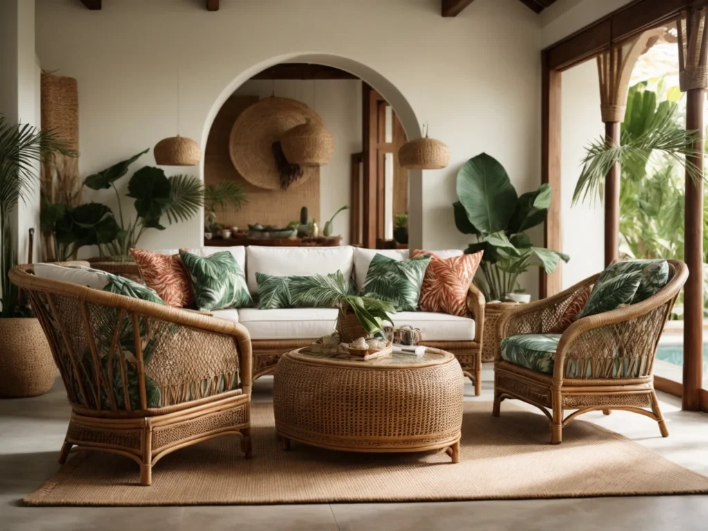 Rattan Refresh in Tropical Style Furniture