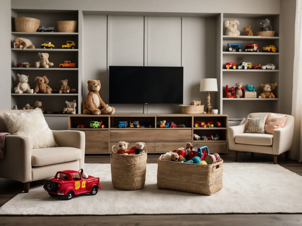 Storage for Toys in Living Room