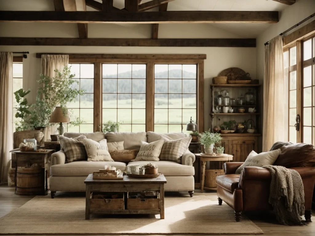 Rustic Farmhouse Living Room