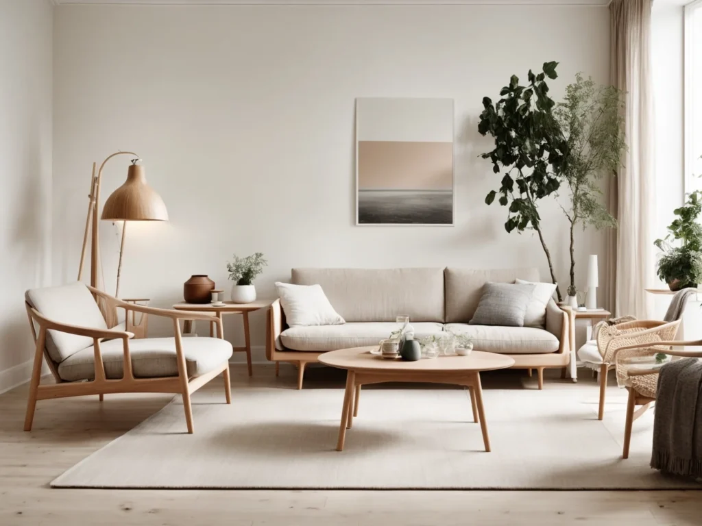 scandinavian wood furniture