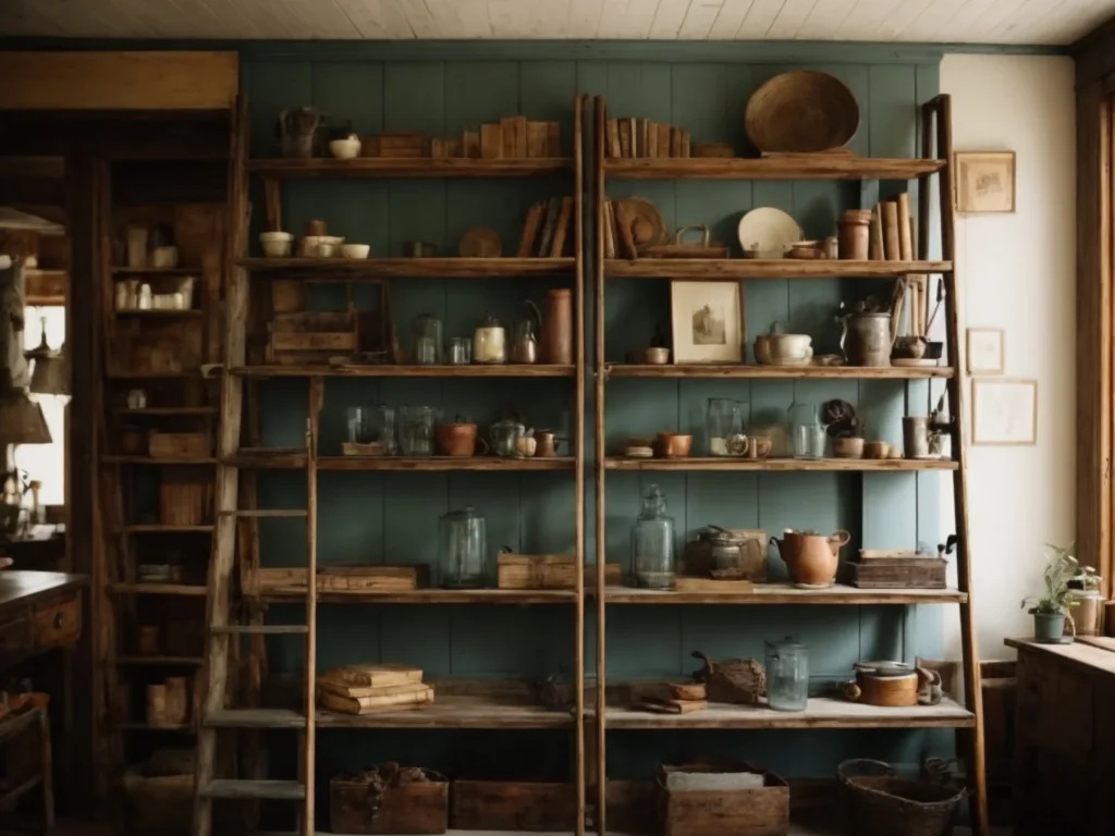 Scour Vintage Shops as shelving