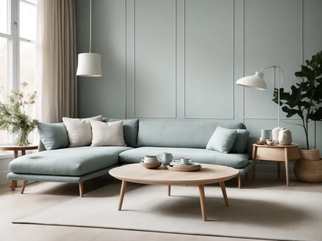 Select a Neutral Palette for Scandinavian Wood Furniture