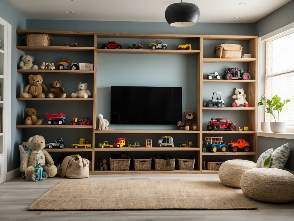 Storage for Toys in Living Room