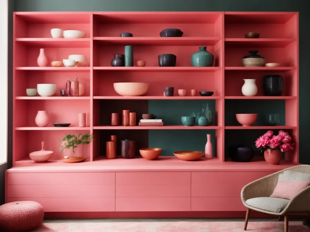 Stick to One Color Story for shelving