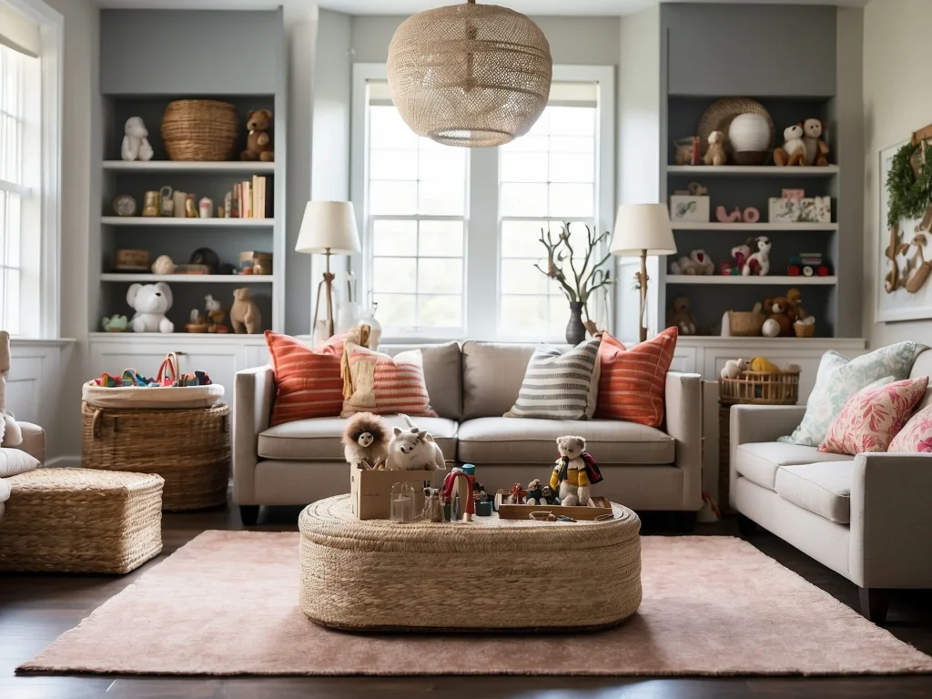 Storage for Toys in Living Room