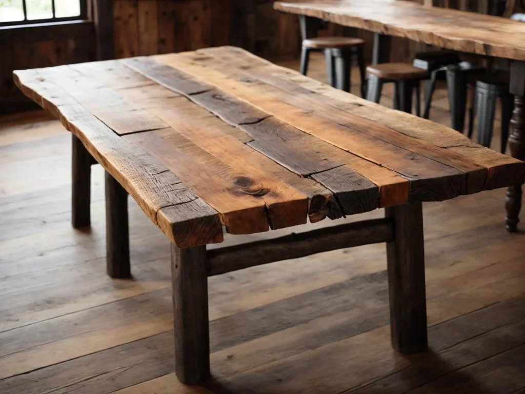 Rustic Wood Tables