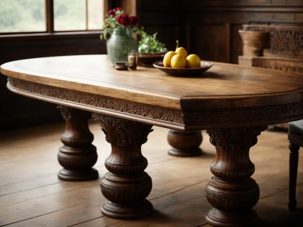 traditional Rustic Wood Tables