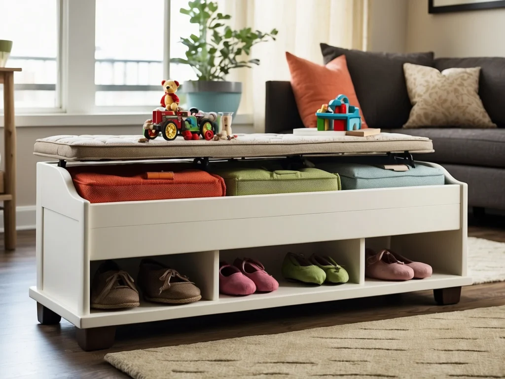 Storage for Toys in Living Room