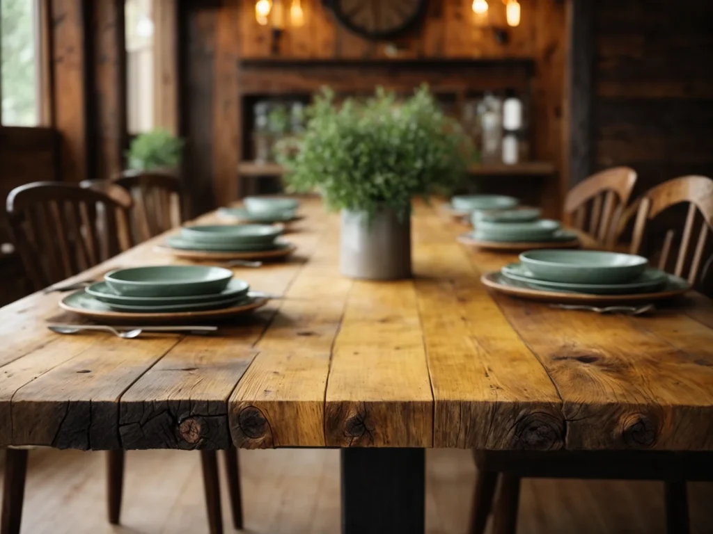 Rustic Wood Tables