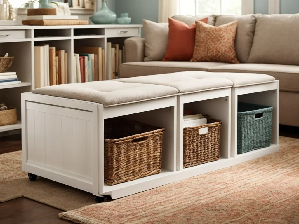 Storage Ideas for Living Rooms