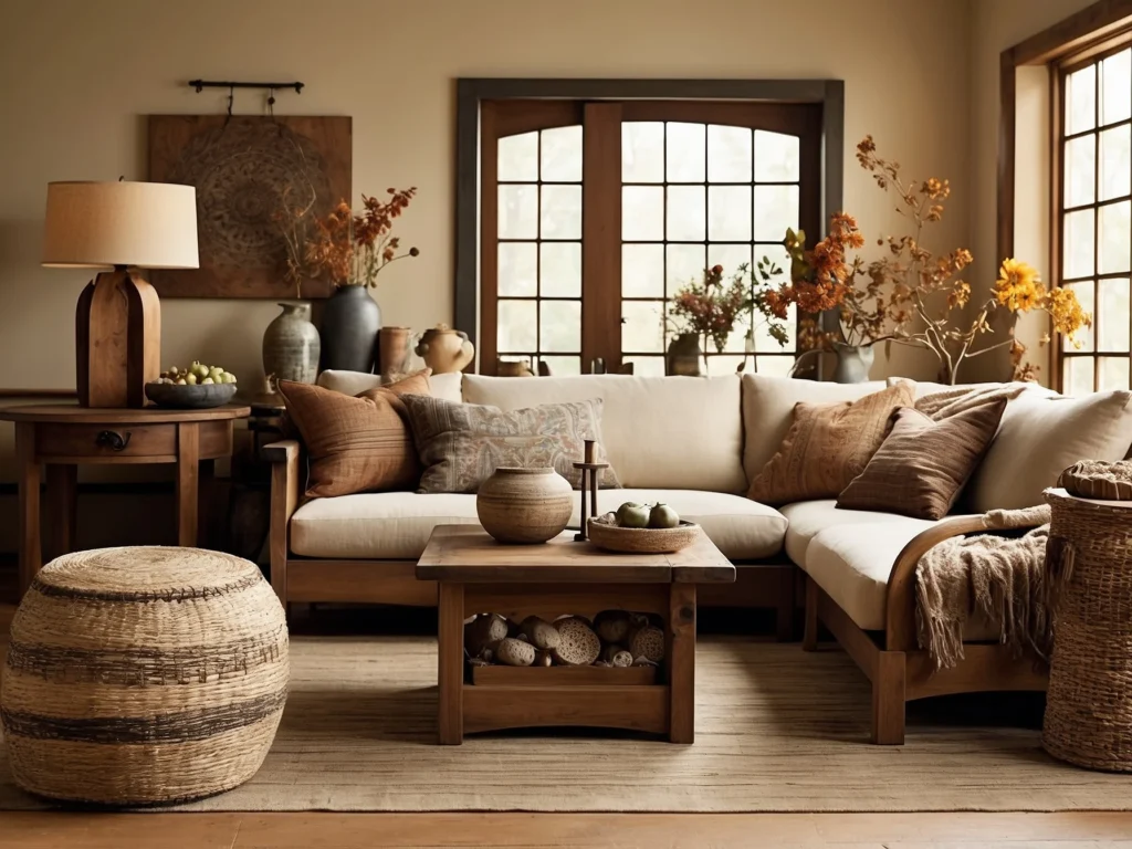 Using Arts and Crafts Style Decor to create Cute Living Room ideas