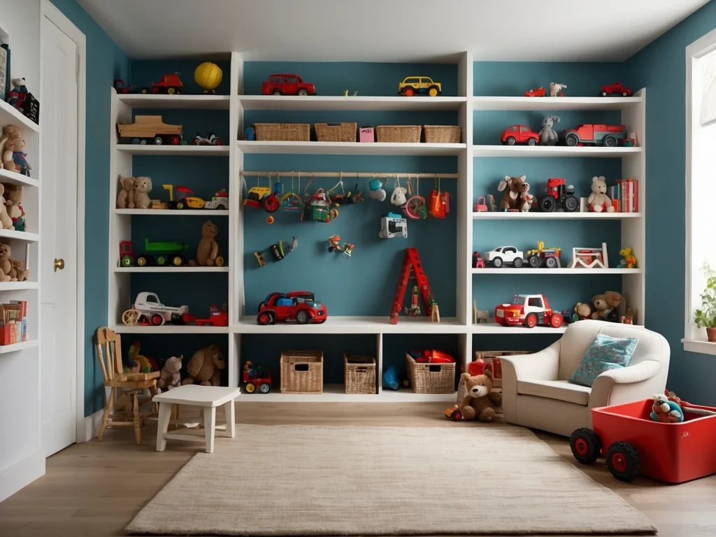 Storage for Toys in Living Room