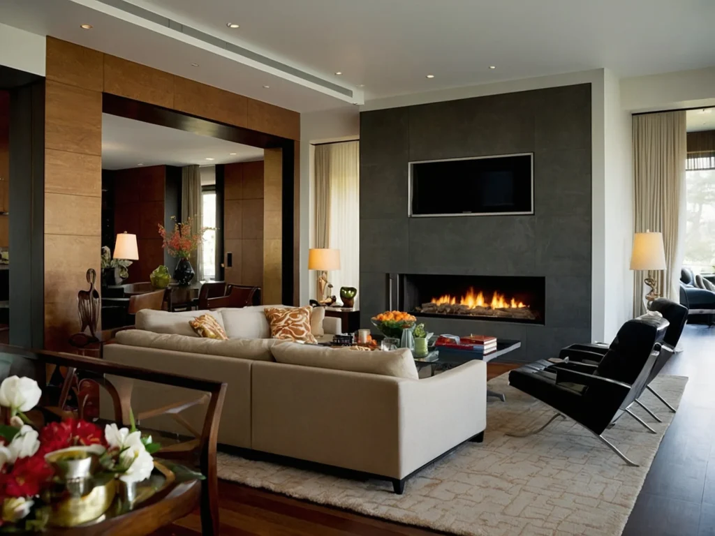 Arranging Living Rooms Around Fireplaces