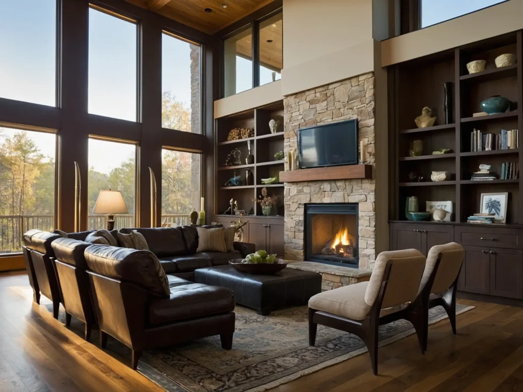 Furniture Placement Strategies for Corner Fireplaces