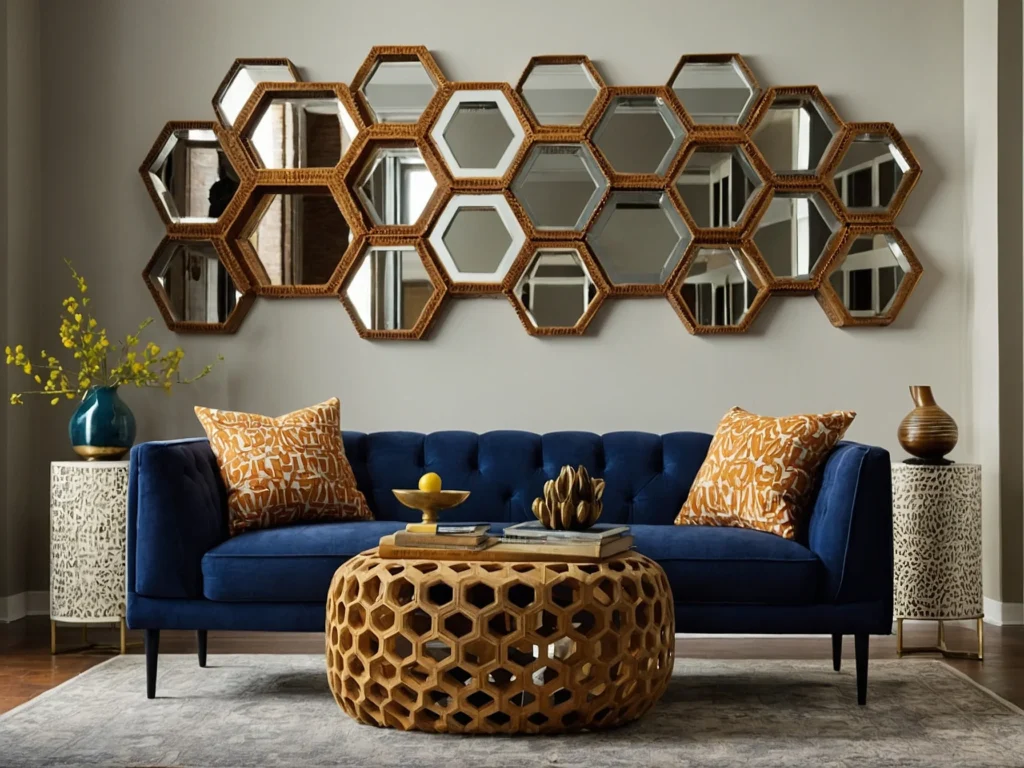 Geometric Patterns in Living Room Modern Decorating Ideas