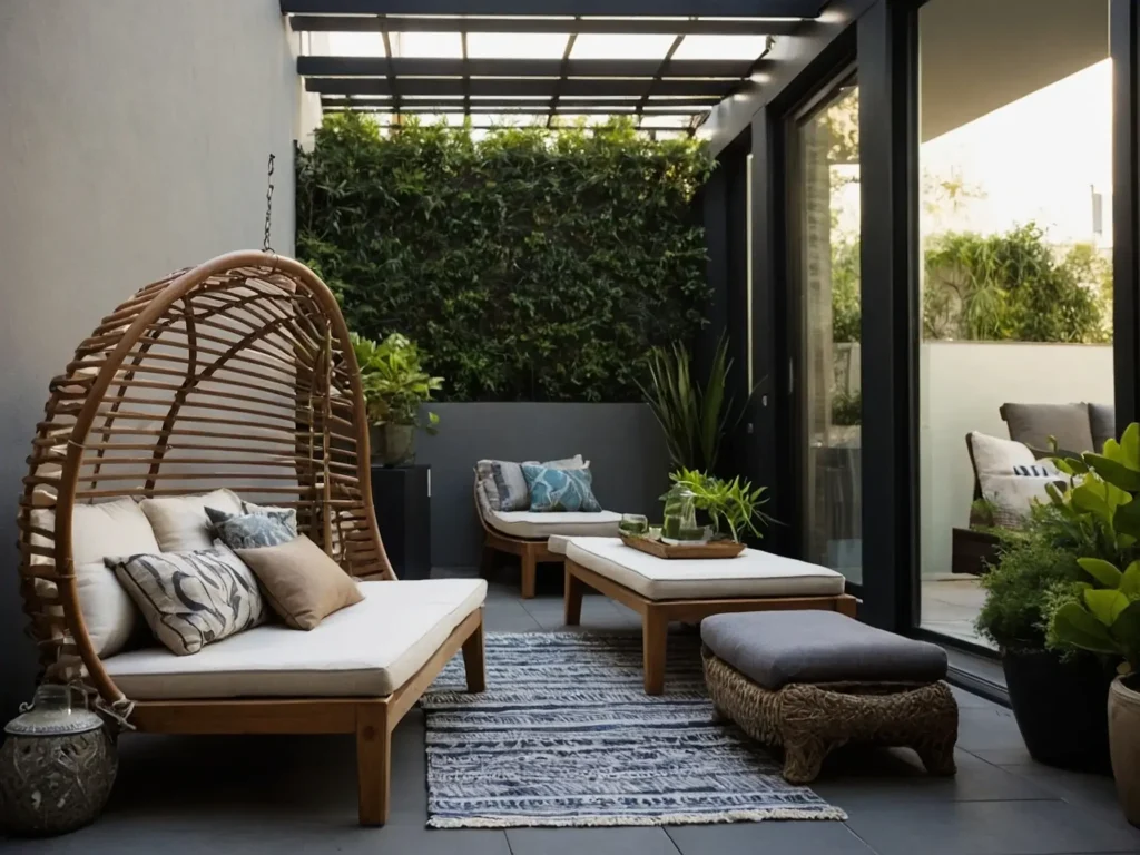 Long Narrow Patio Solutions for Outdoor Furniture in Small Patios