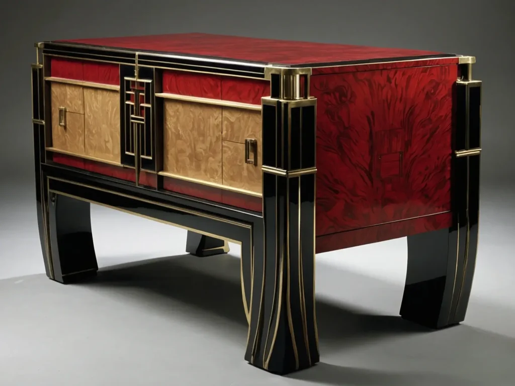 Luxurious Materials in Art Deco Furniture Style